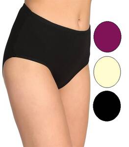 Emay - 3 lü Paket Büyük Beden Battal Kadın Pamuklu Bato Külot