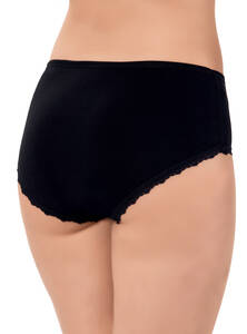 5 li Paket Pamuklu Dantelli Likralı Kadın Bato Slip Külot - Thumbnail