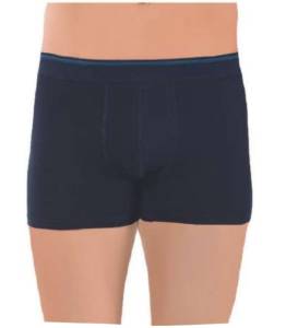 Öztaş - Antrasit Pamuklu Büyük Beden Battal Likralı Erkek Boxer Külot