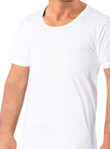 Lüx DRM - Büyük Beden Battal Pamuklu Kısa Kollu Erkek Atlet