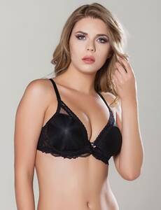 Moonlight - Desteksiz Dantel ve Tül Detaylı Sütyen