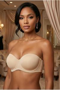 Le Jardin - Ten Rengi Destekli Push Up Straplez Sütyen