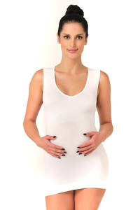 Emay - Dikişsiz Toparlayıcı Hamile Soft Atlet (1)