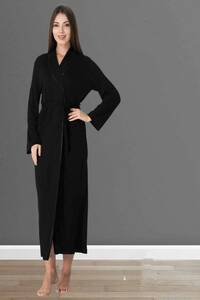 Effortt - Uzun Önden Bağlamalı Sabahlık