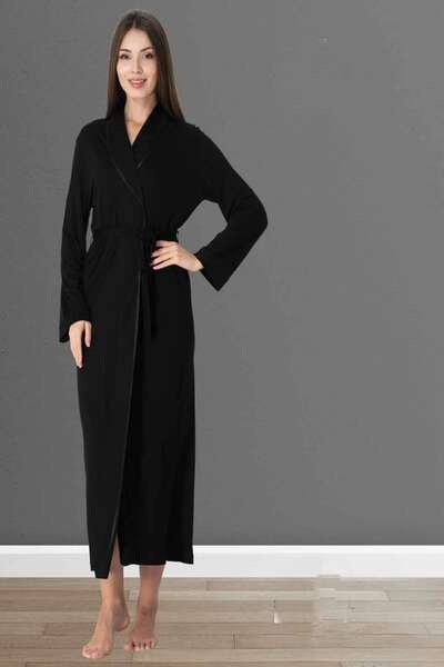 Effortt - Uzun Önden Bağlamalı Sabahlık