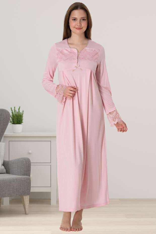 Pembe Hamile Lohusa Gecelik