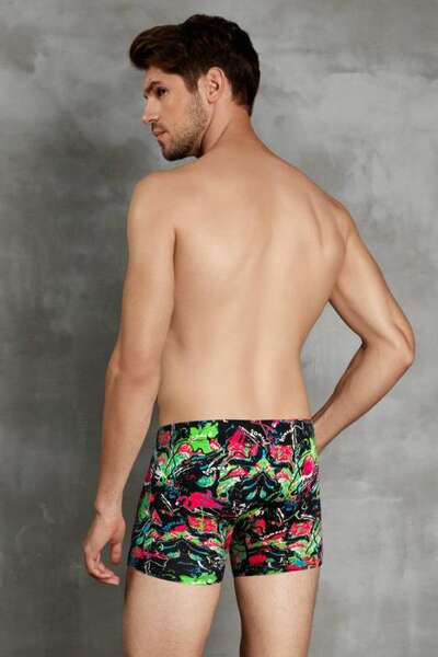 Erkek Flamingo Desen Boxer Külot