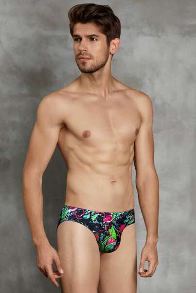 Erkek Flamingo Desen Slip Külot