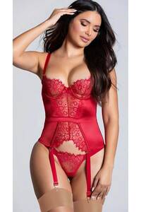 Fantezi Dantelli Jartiyer Takım - Thumbnail