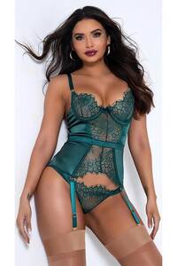 Fantezi Dantelli Jartiyer Takım - Thumbnail