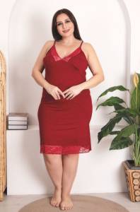 Lady - Gül Desenli Viskon Kumaş 2li Lüks Gecelik Sabahlık Takımı (1)