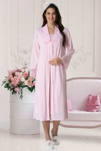 Hamile Lohusa Sabahlık ve Gecelik Takım - Thumbnail