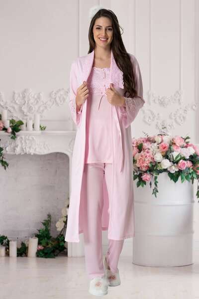 Hamile Lohusa Sabahlıklı Pijama Takım