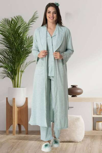 Hamile Lohusa Sabahlıklı Pijama Takım