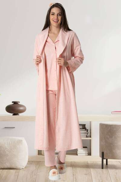 Hamile Lohusa Sabahlıklı Pijama Takım