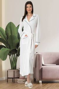 Hamile Lohusa Sabahlıklı Pijama Takımı 3lü Set - Thumbnail