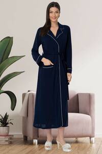 Hamile Lohusa Sabahlıklı Pijama Takımı 3lü Set - Thumbnail