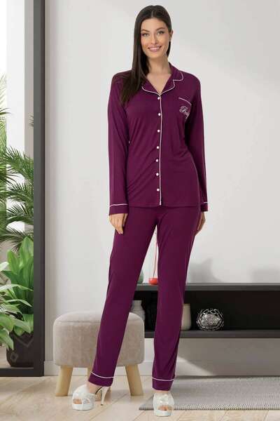 Hamile Lohusa Sabahlıklı Pijama Takımı 3lü Set