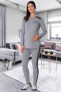 Hamile T-shirt ve Tayt Takım - Thumbnail