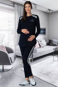 Hamile T-shirt ve Tayt Takım - Thumbnail