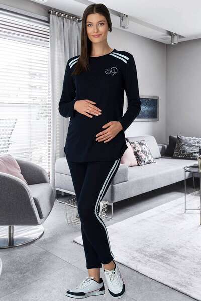 Hamile T-shirt ve Tayt Takım