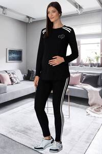 Hamile T-shirt ve Tayt Takım - Thumbnail