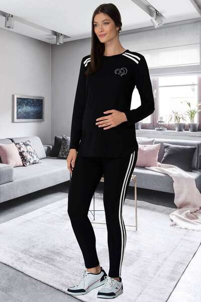 Hamile T-shirt ve Tayt Takım