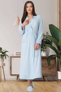 Kadın Büyük Beden Sabahlık - Thumbnail