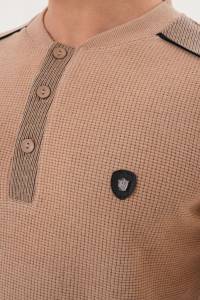 Kahverengi Selanik Kumaş Kışlık Erkek Pijama Takımı - Thumbnail