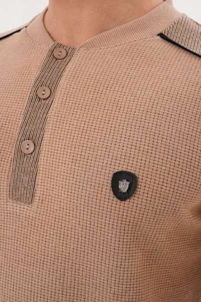 Kahverengi Selanik Kumaş Kışlık Erkek Pijama Takımı