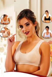 by İGP - Kalın Askılı Çıkarılabilir Pedli Büstiyer Sütyen