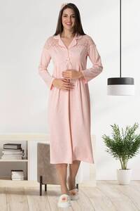 Omuzu Dantelli Hamile Lohusa Gecelik - Thumbnail