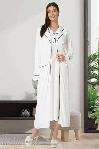 Sabahlıklı Hamile Lohusa Gecelik Takım