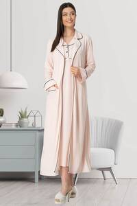 Sabahlıklı Hamile Lohusa Gecelik Takım - Thumbnail