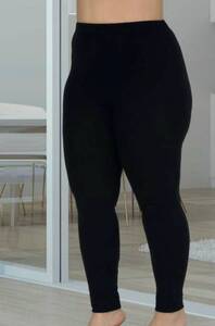 Lady - Siyah Büyük Beden Tayt