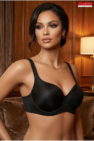 Siyah Ultra Soft Kap Kalın Askılı Toparlayıcı Minimizer Sütyen