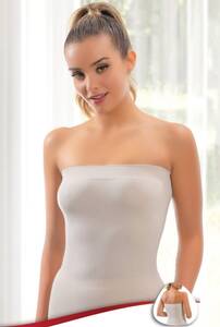 by İGP - Straplez Askısız Jakarlı Kadın Atlet