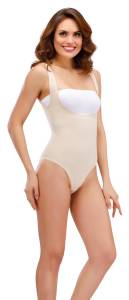 LENS - Toparlayıcı Alttan Agraflı Kalın Askılı Göğüs Altı Vücut Korse