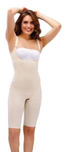 LENS - Toparlayıcı Özel Bölgesi Açık Göğüs Altı Tam Boy Vücut Korse