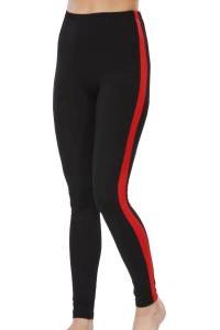 Lady - Yanları Kırmızı Şeritli Spor Tayt